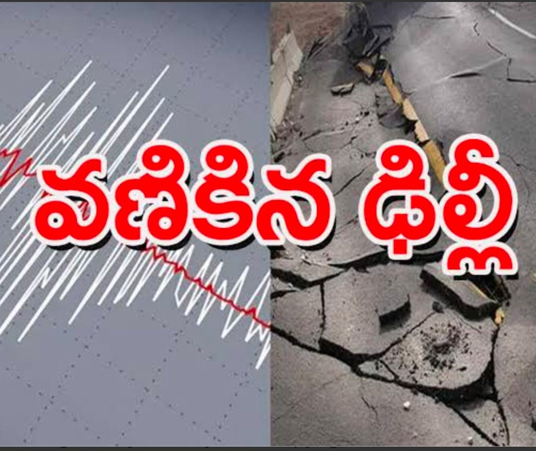 ఢిల్లీ ని వణికించిన భూకంపం