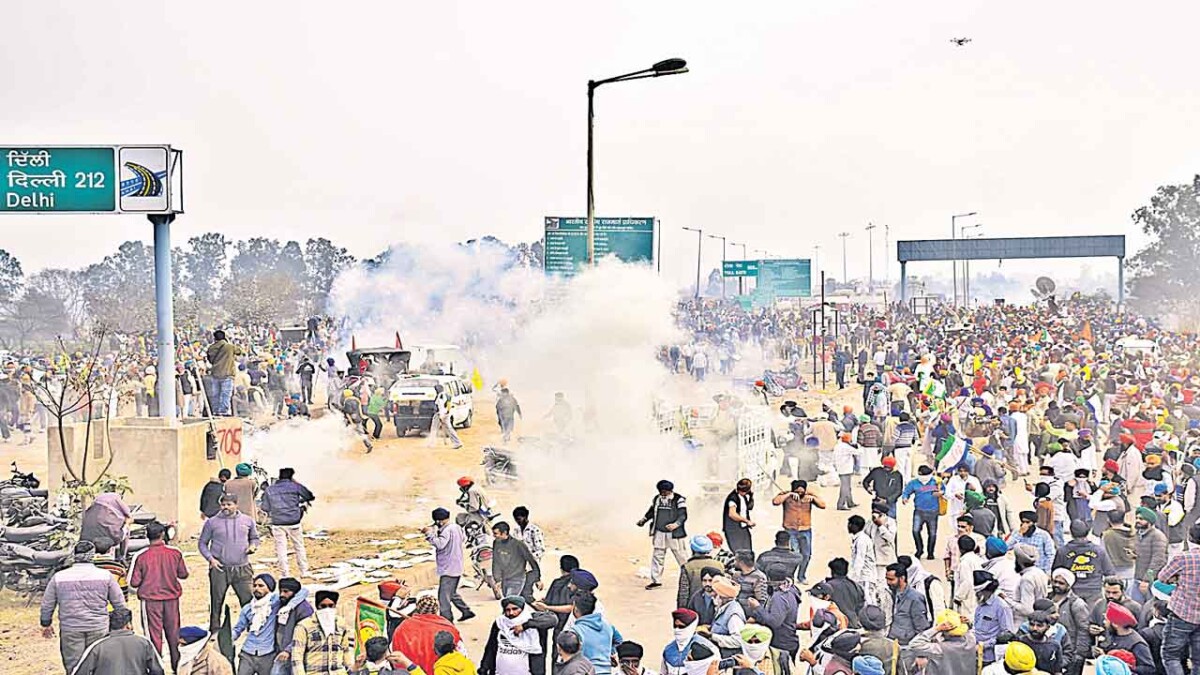 మూడవ రోజుకు చేరిన రైతుల ఛలో ఢిల్లీ నిరసన కార్యక్రమం