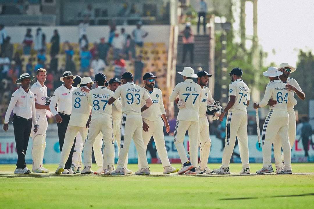 INDIA WINS THE TEST SERIES AGAINST ENGLAND