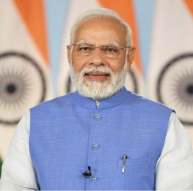 Prime Minister Narendra Modi speaks with the Belgian Prime Minister Alexander De Croo