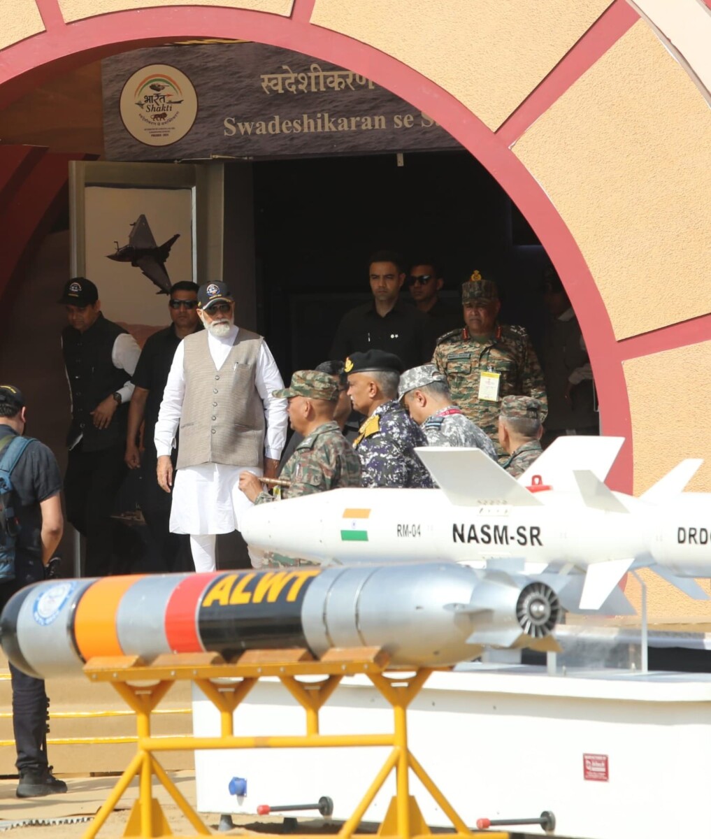 Prime Minister Narendra Modi witnessed a remarkable display of India’s defence prowess during ‘Bharat Shakti’