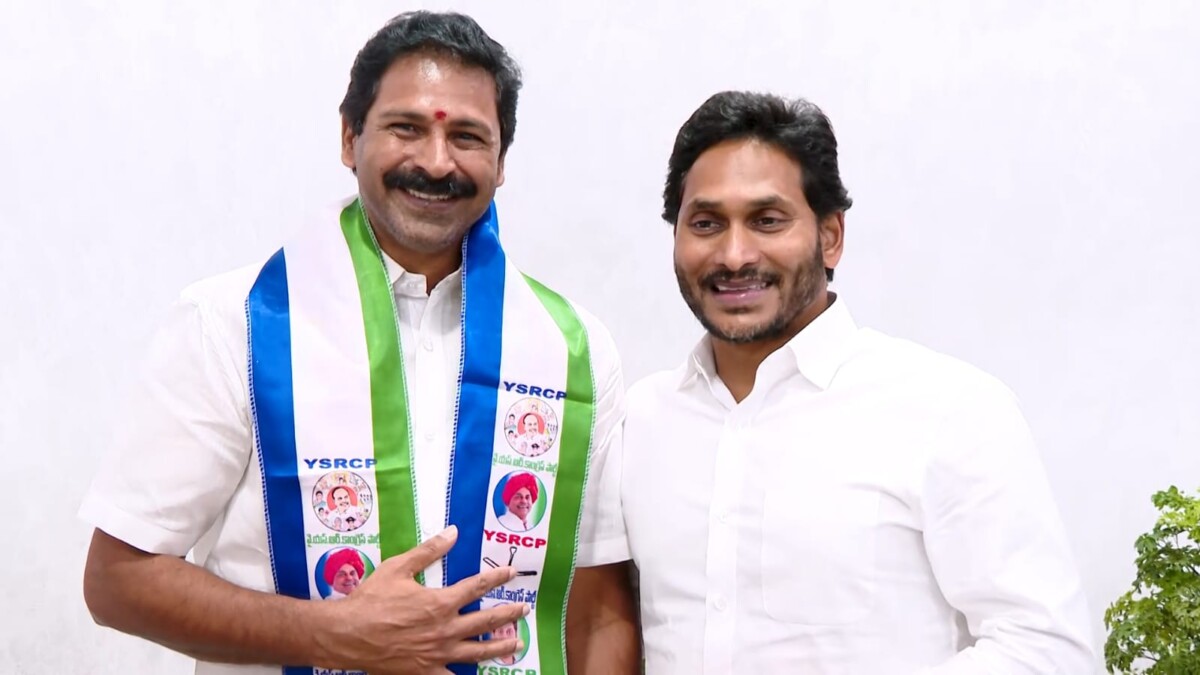 వైఎస్సార్సీపీ పార్టీలో చేరిన వంగవీటి నరేంద్ర