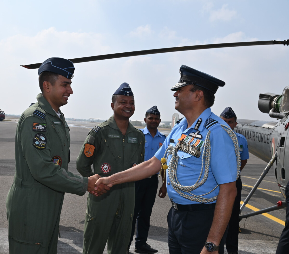 One Helicopter Unit has been inducted at Air Force Station