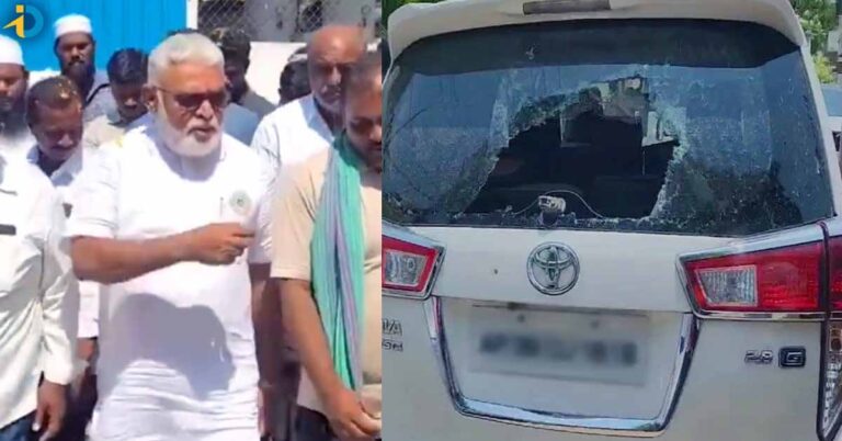 Attack on ambati rambabu son in law car 2