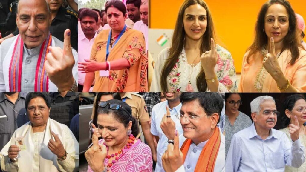 5th phase polling across the country