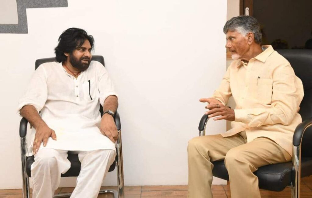 Chandrababu met Pawan Kalyan