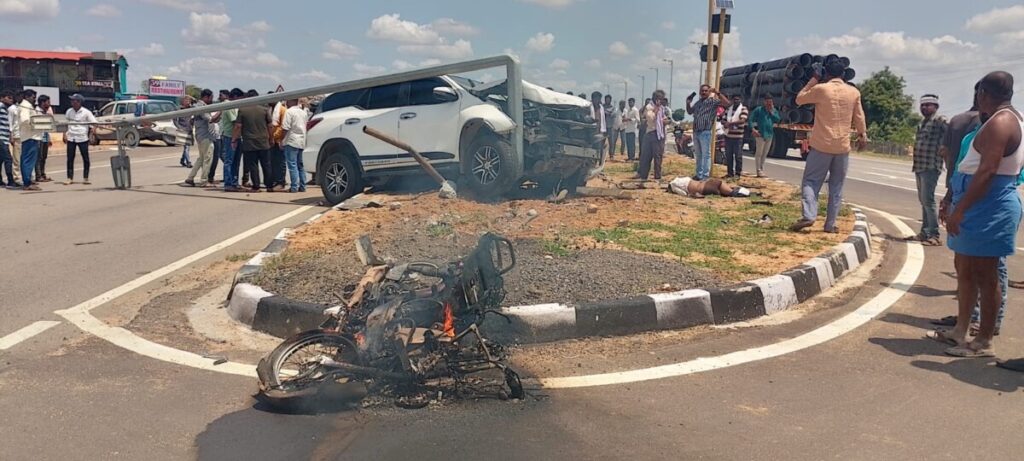 Fatal road accident on national highway