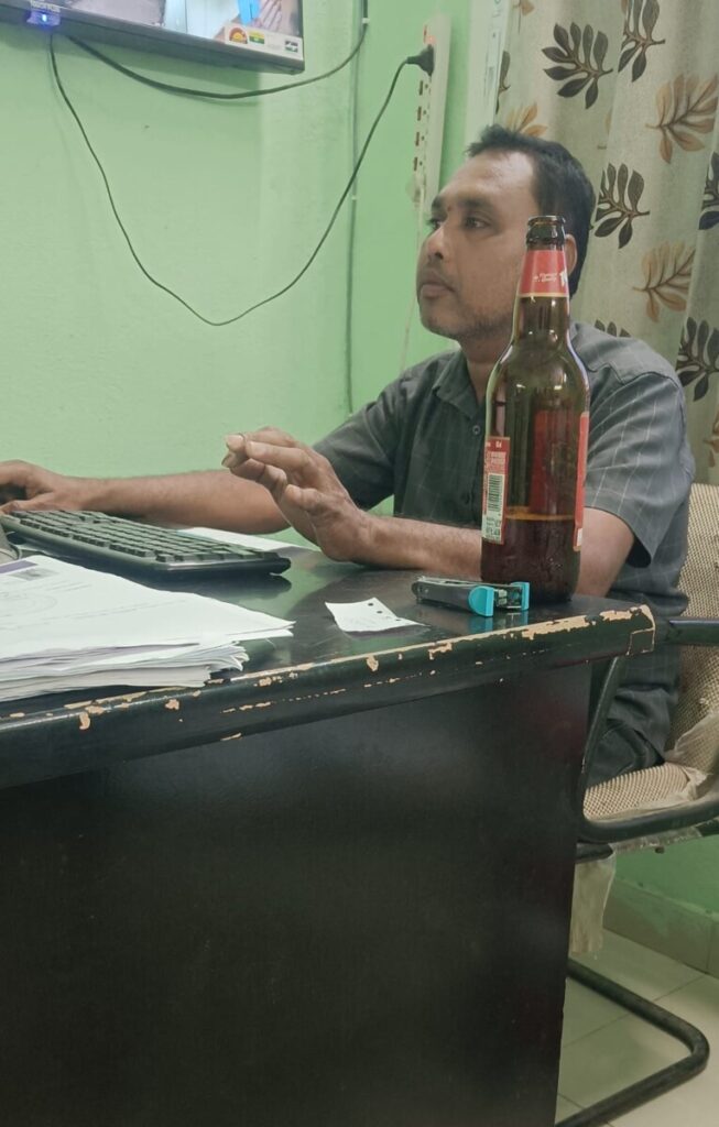 Turned into a liquor store District Transport Department Office