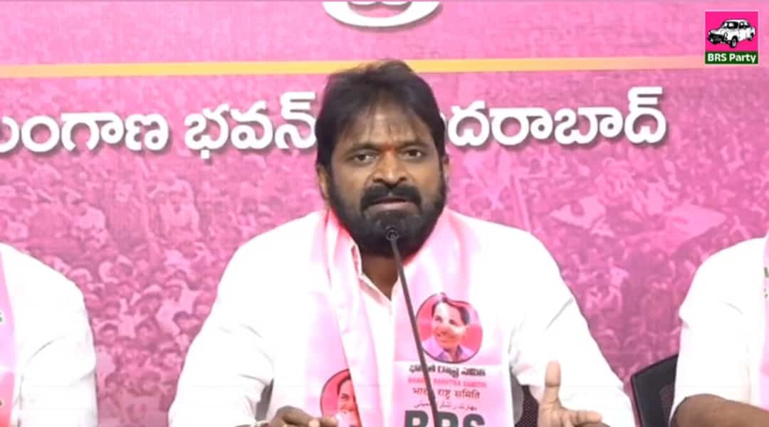 తెలంగాణ భవన్ లో ప్రెస్ మీట్ నిర్వహించిన మాజీ మంత్రి వి శ్రీనివాస్ గౌడ్