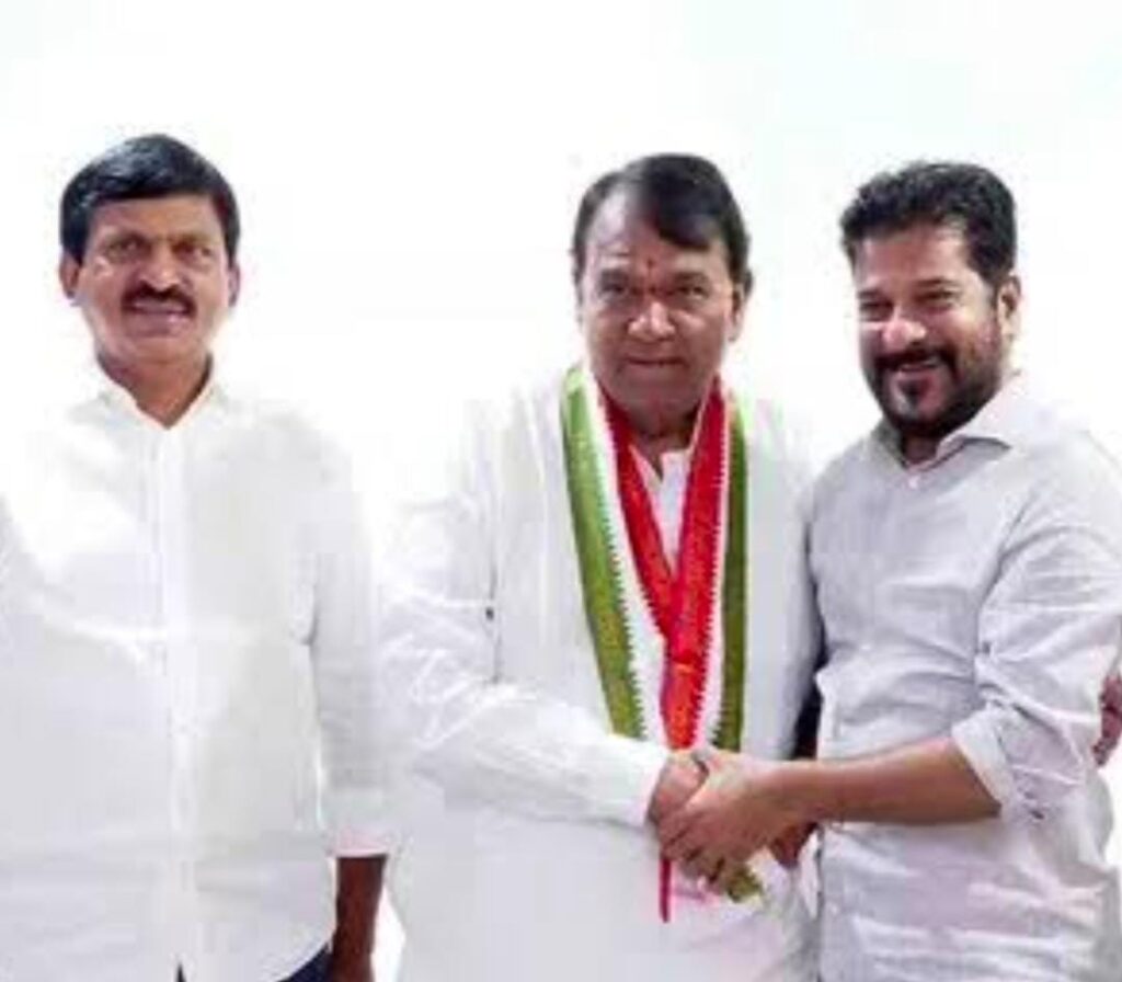 Srinivas Reddy joined the Congress party in the presence of CM Revanth Reddy