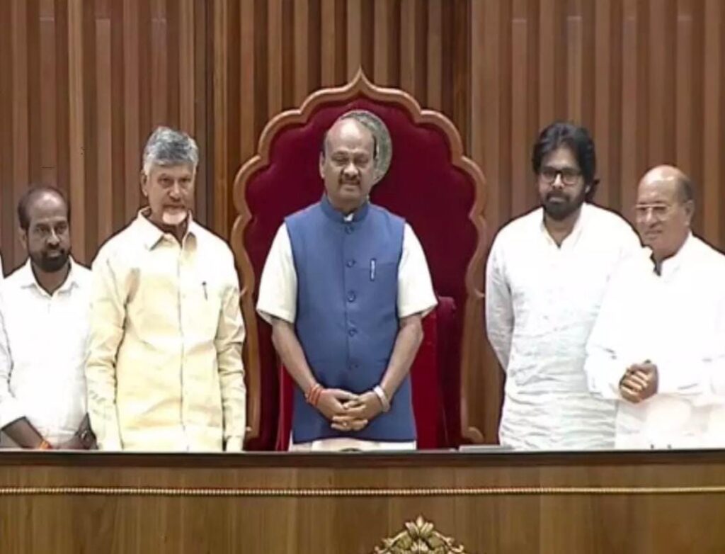 Chintakayala Ayyannapatra as Speaker of AP Assembly