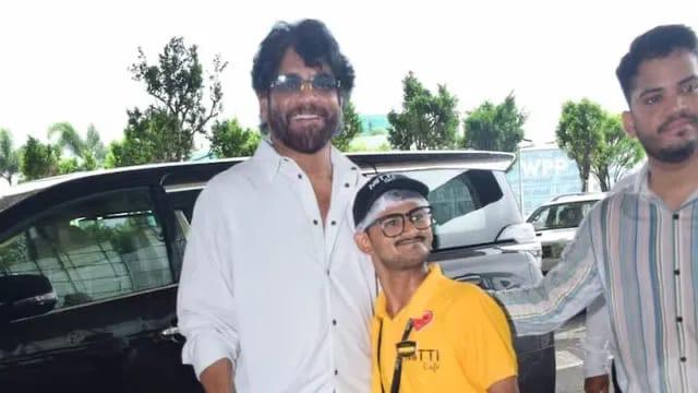 King Nagarjuna Meets A Fan : అభిమానిని కలిసిన కింగ్ నాగార్జున