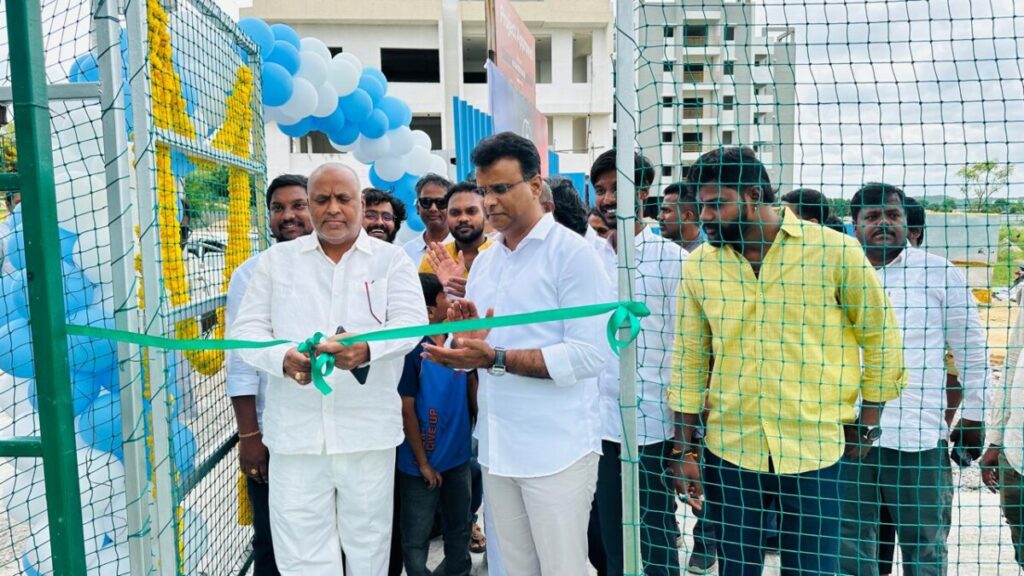 MLA KP Vivekananda inaugurated the Battle Field Sports Arena