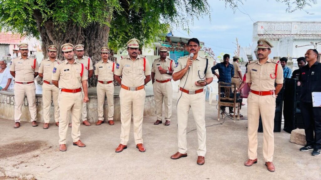 Community contact program in Brahmana Palli village under Antargam Police Station