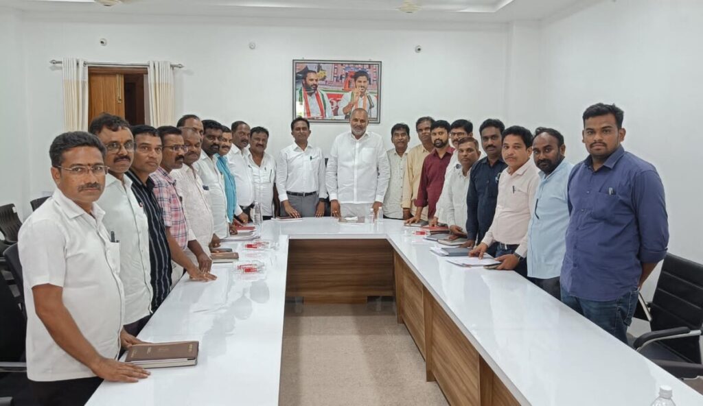 MLA Vijayaramana Rao held a review meeting with the electricity officials