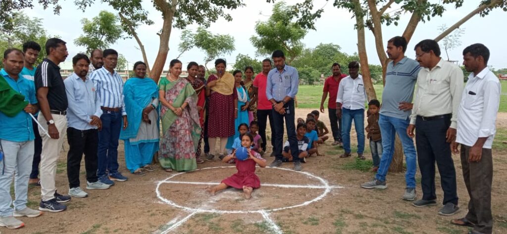 Conducting district level sports competitions for sports school admissions