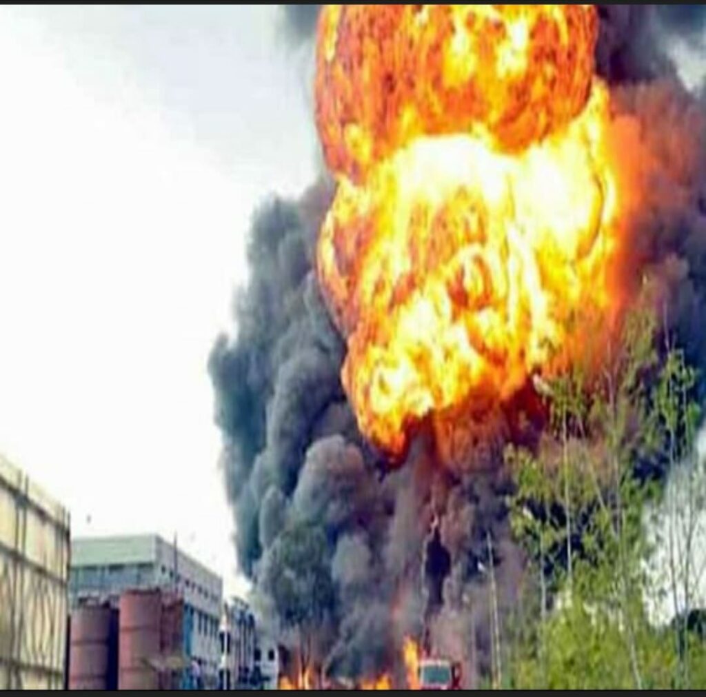 Exploded boiler.. 15 people seriously injured