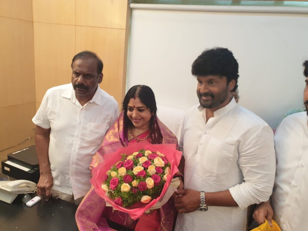 Makkan Singh Raj Thakur congratulated Alekhya Punjala on her appointment as the President of the Telangana State Music Acting Academy