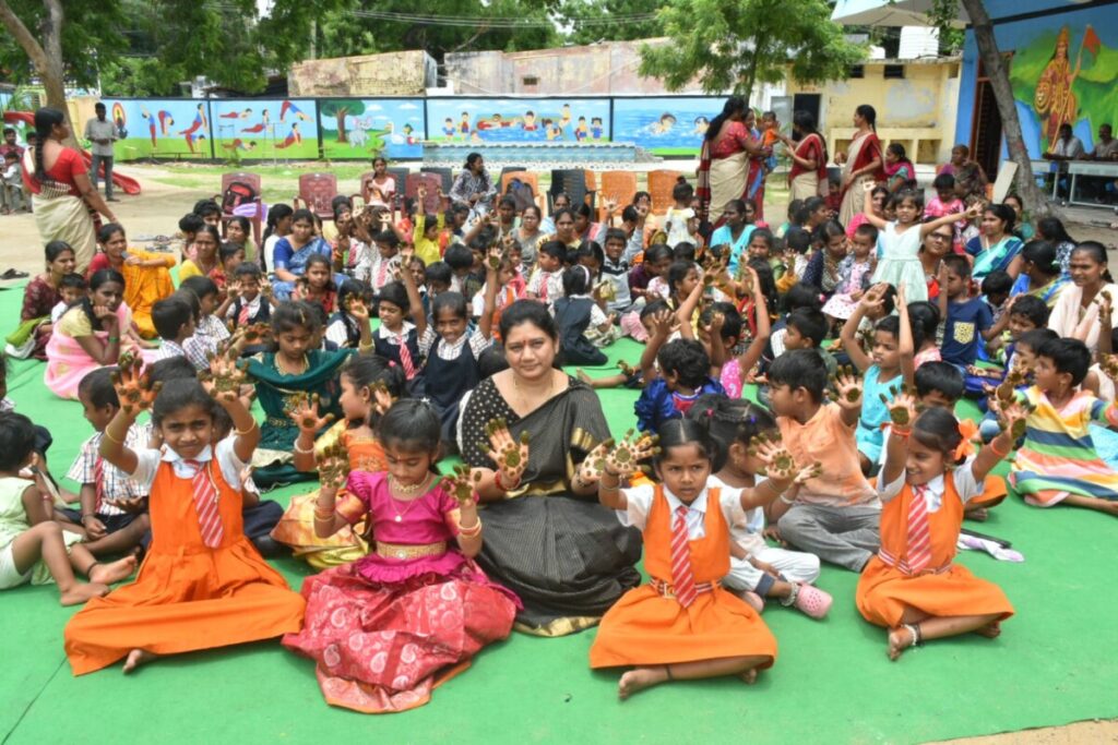 Monday's Lavanya organized a grand mehendi carnimal program