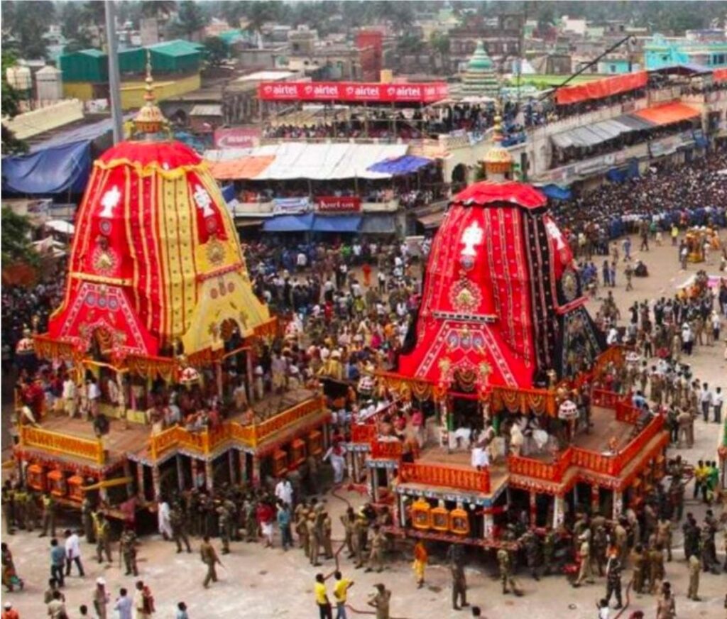 Puri Jagannath Chariotsava celebrations today