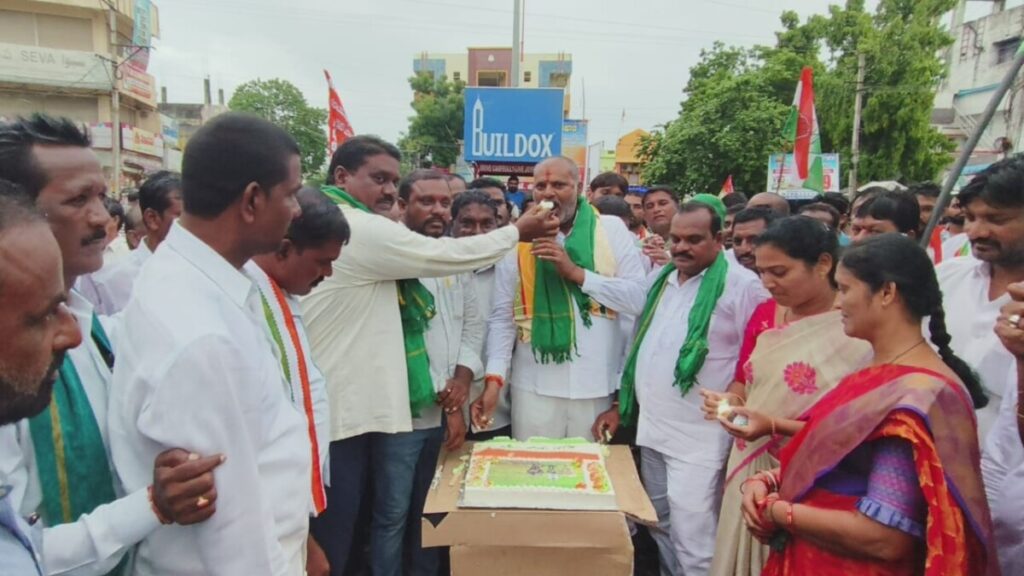 Bike rally on loan waiver in Peddapalli