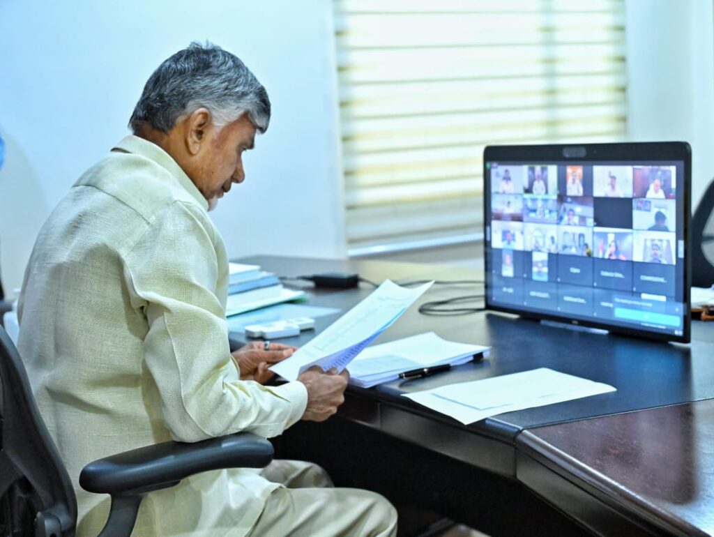 CM Chandrababu Naidu review on heavy rains and floods