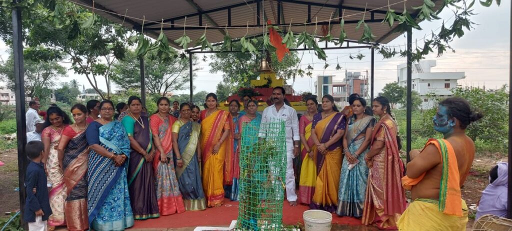 Special pooja to goddess attended as chief guest