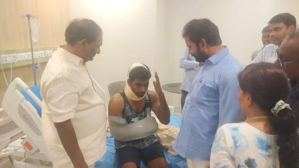 He is being treated at Omaga Hospital in Hyderabad