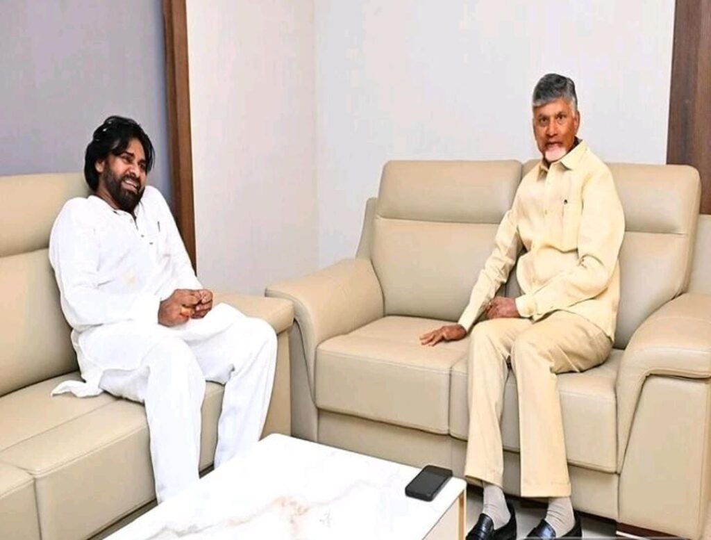 Pawan Kalyan met Chandra Babu