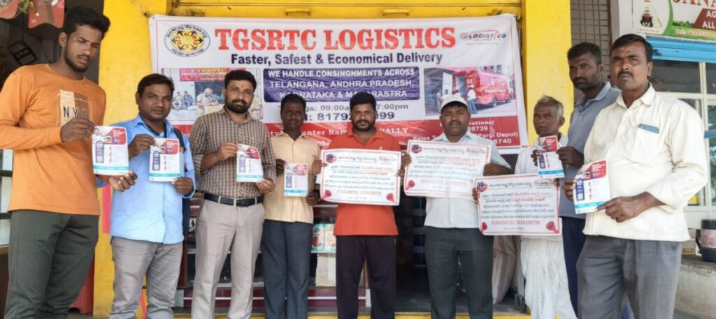 New TGSRTC Logistic Counter Launched at Kot Pally Mandal Centre