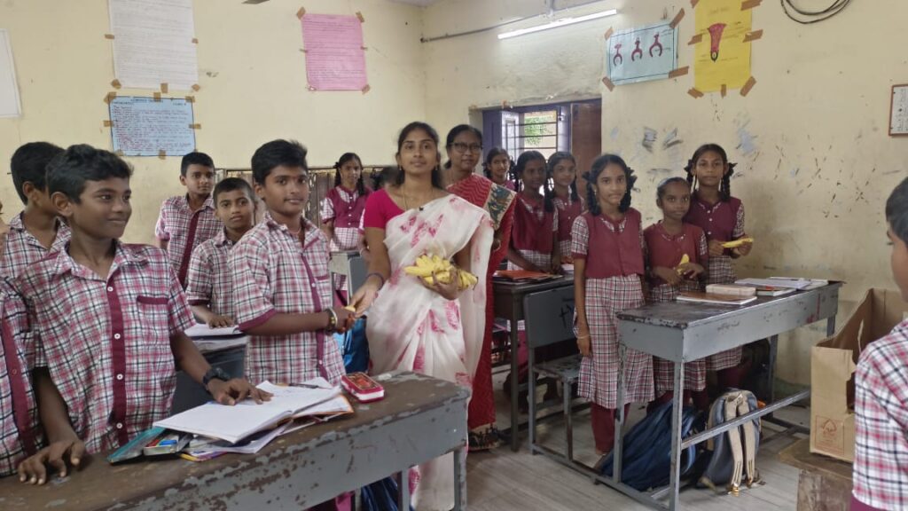 Fruits for school girl students