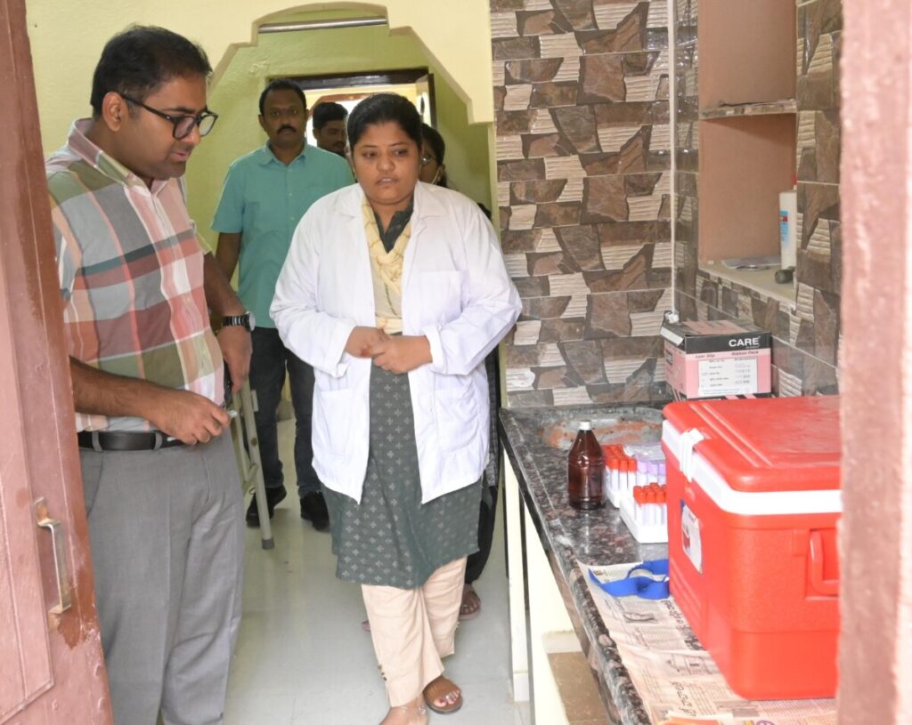 District Collector Koya Harsha should keep the surroundings of the hospital clean