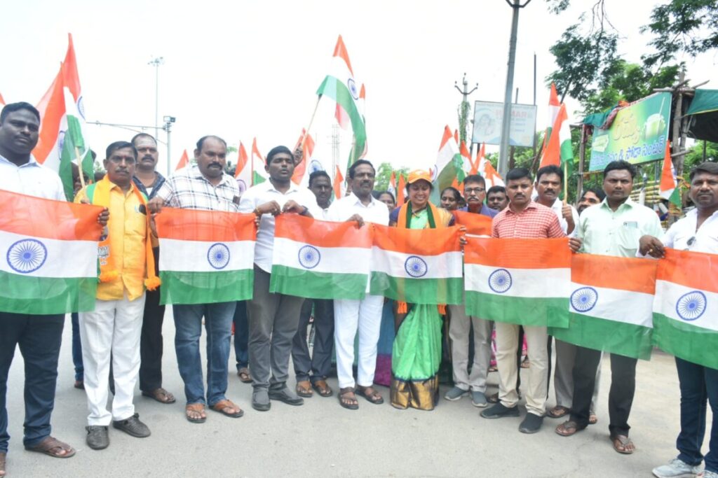 Ex-Servicemen's Welfare Association at the 'Har Gar Tiranga' program organized by BJP