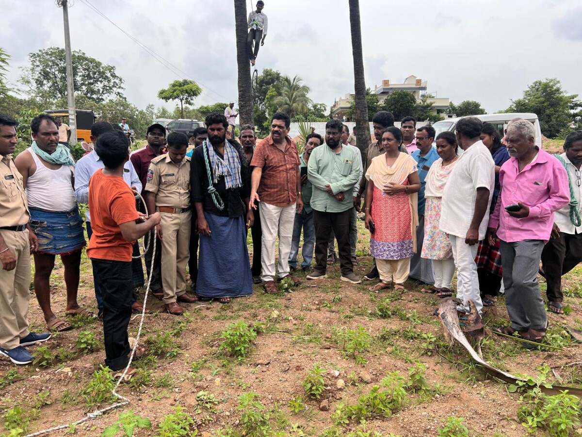 R. Mahipal Reddy : ప్రమాదాల నివారణకు కాటమయ్య రక్షణ కవచం వినియోగించాలి జిల్లా ఎక్సైజ్ అధికారి ఆర్.మహిపాల్ రెడ్డి