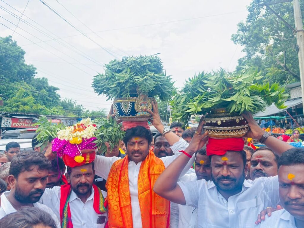 Maisamma Bonalu under Godavarikhani Daily Market Committee