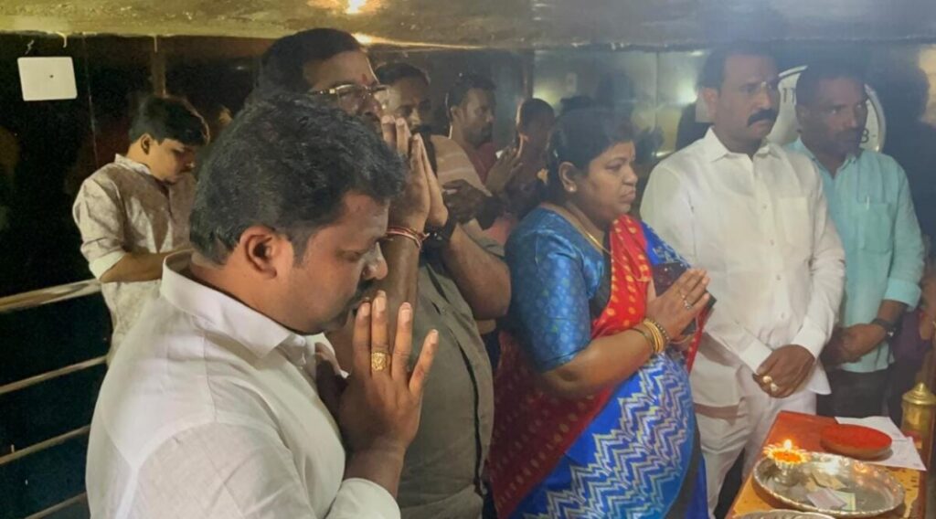 BJP State General Secretary Bangaru Shruti visited Shri Ananta Padmanabha Swamy