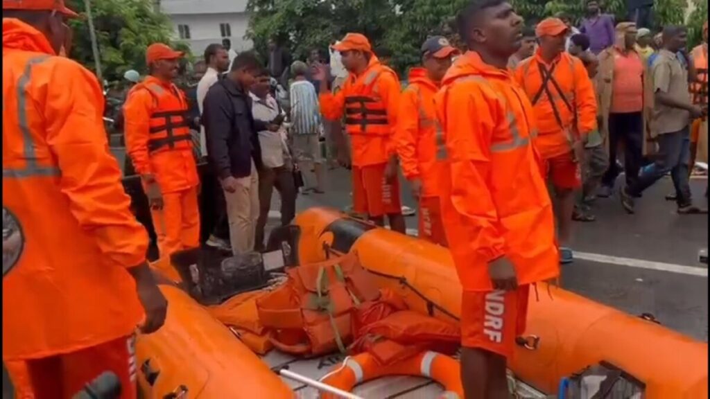 Power boats reached Vijayawada