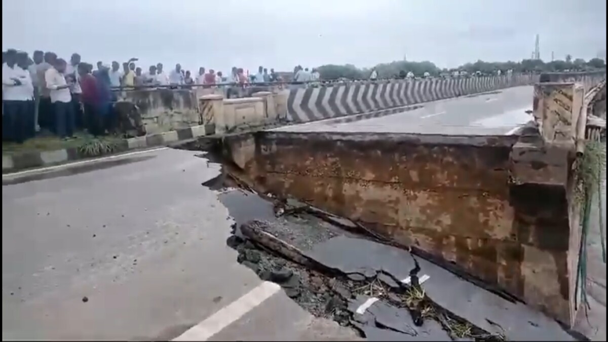 National Highway : గరికపాడు వద్ద వరద ఉద్ధృతికి కొట్టుకుపోయిన విజయవాడ- హైదరాబాద్ జాతీయ రహదారి