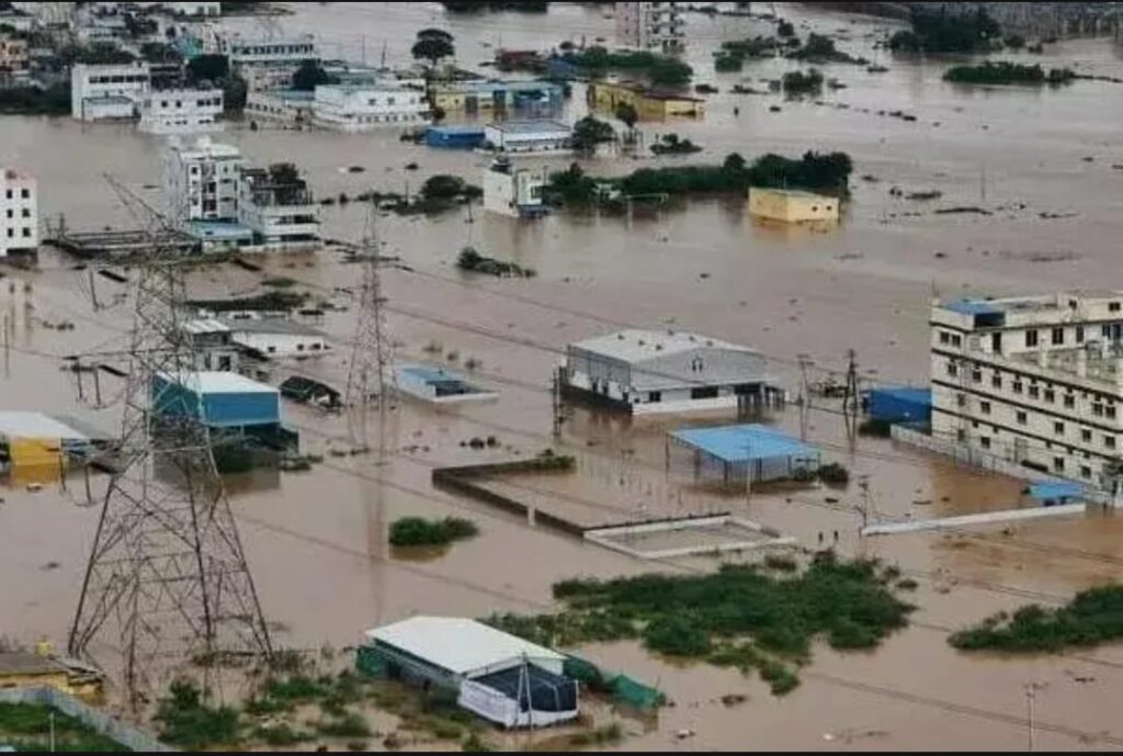 As soon as the floods receded the operation started