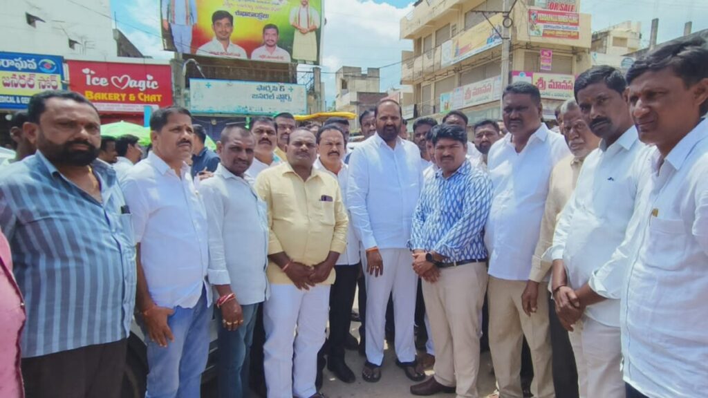 Foundation laying of several development works in Peddapalli Constituency through Amrit 2.O scheme and TUFIDC schemes