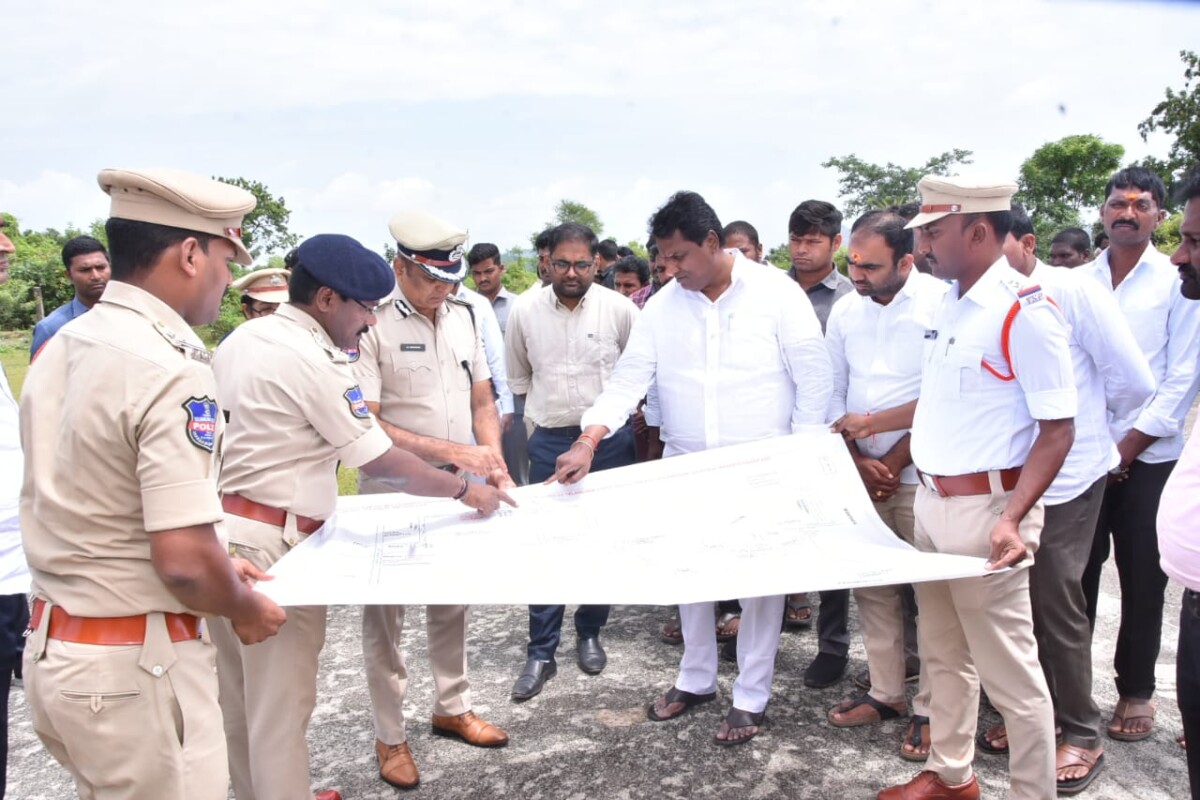 Inspection of Helipad : హెలిప్యాడ్, శంకుస్థాపన, మీటింగ్ ప్రాంతాల పరిశీలన