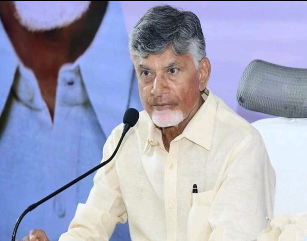 CM Chandrababu discussed with officials of Roads and Buildings Department