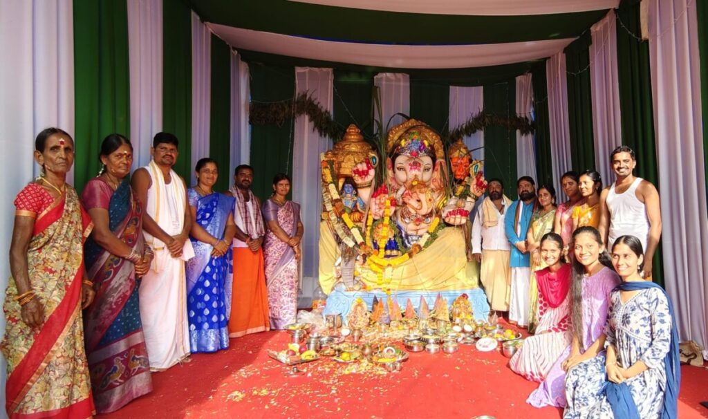 Pujas at Gundla Singaram Balaji Banjara Colony under the auspices of Shri Ganapati Navratri Utsav Committee