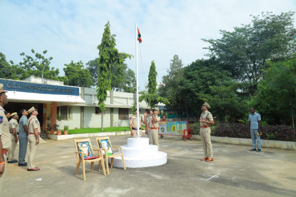 Telangana People's Governance Day celebrations at DCP office of Manchyryala