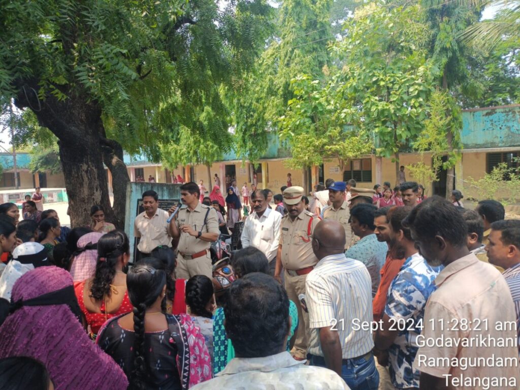 In Godavarikhani for the last few days in a government school in the town