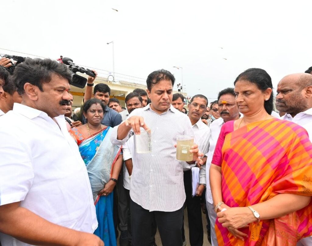 Sewage Treatment Plant inspected: Former Minister KTR