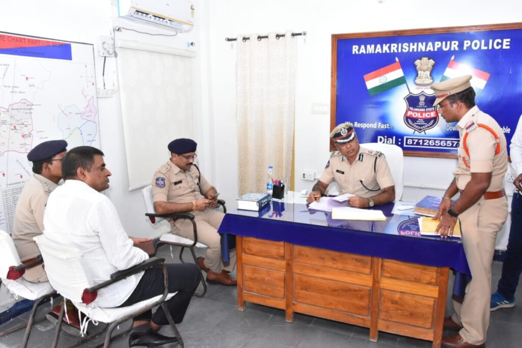 Ramakrishnapur Police Station visited CP