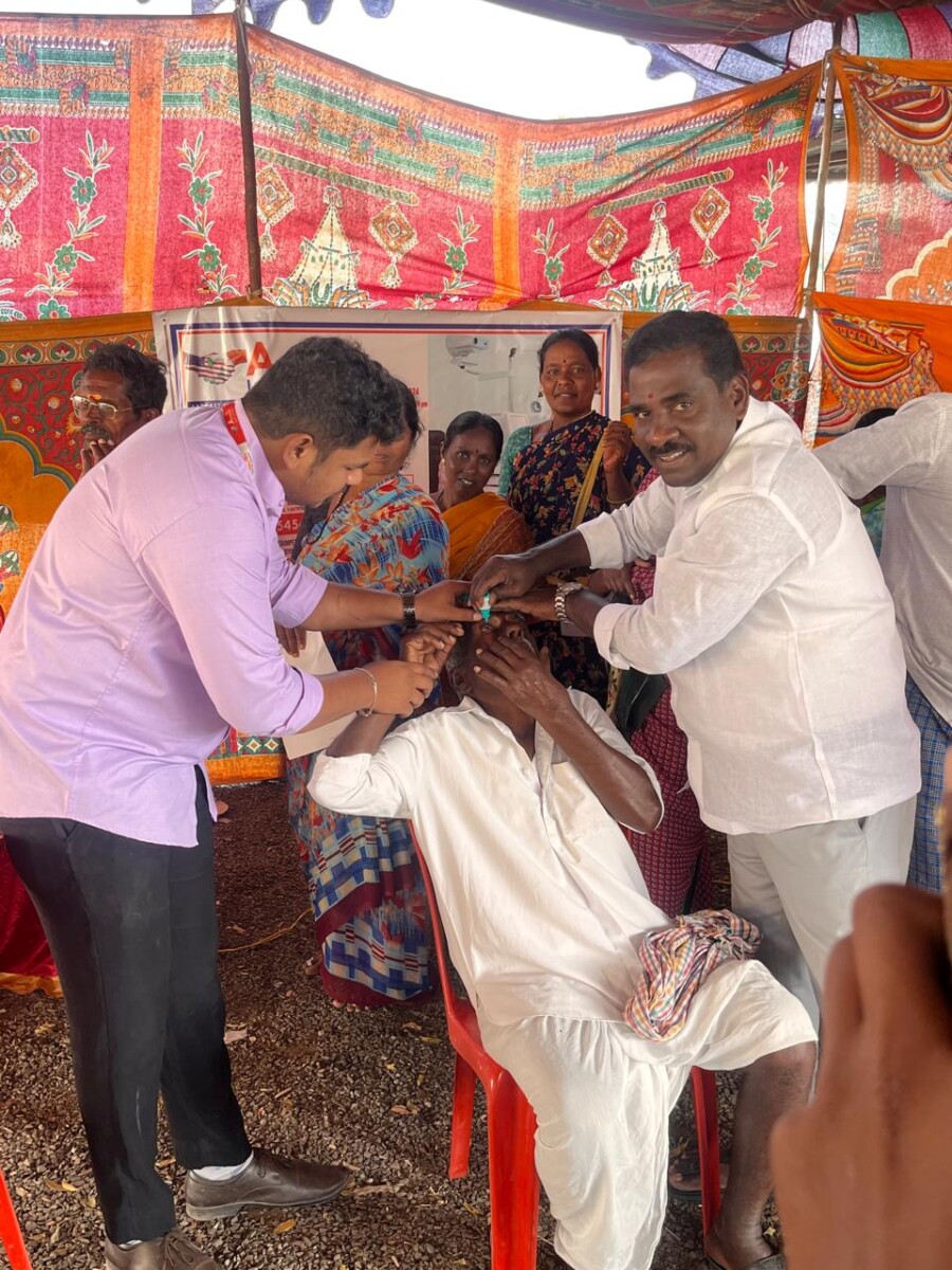 Free Eye Treatment : ఉచిత కంటి వైద్యం నిర్వహించిన అమెరికన్ లేజర్ ఐ హాస్పిటల్