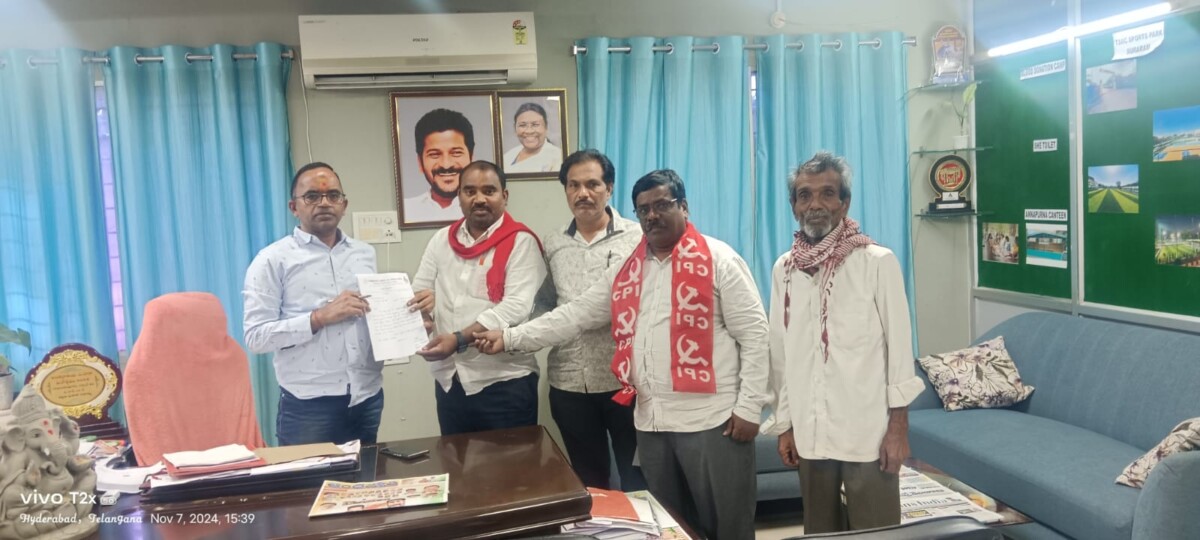 CPI : జగత్గిరిగుట్ట రాజీవ్ గృహకల్ప లోని పార్కులను అభివృద్ధి చెయ్యండి :సిపిఐ నియోజకవర్గ కార్యదర్శి ఉమా మహేష్