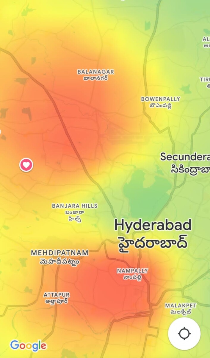 హైదారాబాద్ లో ఒక్కసారిగా పడిపోయిన ఎయిర్ క్వాలిటీ ఇండెక్స్